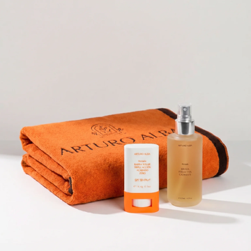 Pack Arturo Alba: Bruma Fitoactiva + Barra Solar SPF 50 + Toalla de Regalo
