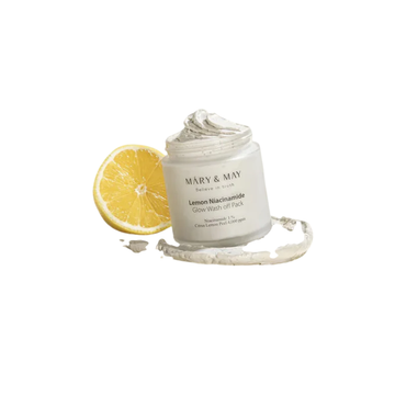 Mary & May Lemon Niacinamide Glow Wash‑Off Pack 125g