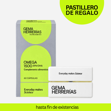 GH OMEGA 1500 EPA/DHA – Complemento Alimenticio 60 Cápsulas + pastillero de regalo